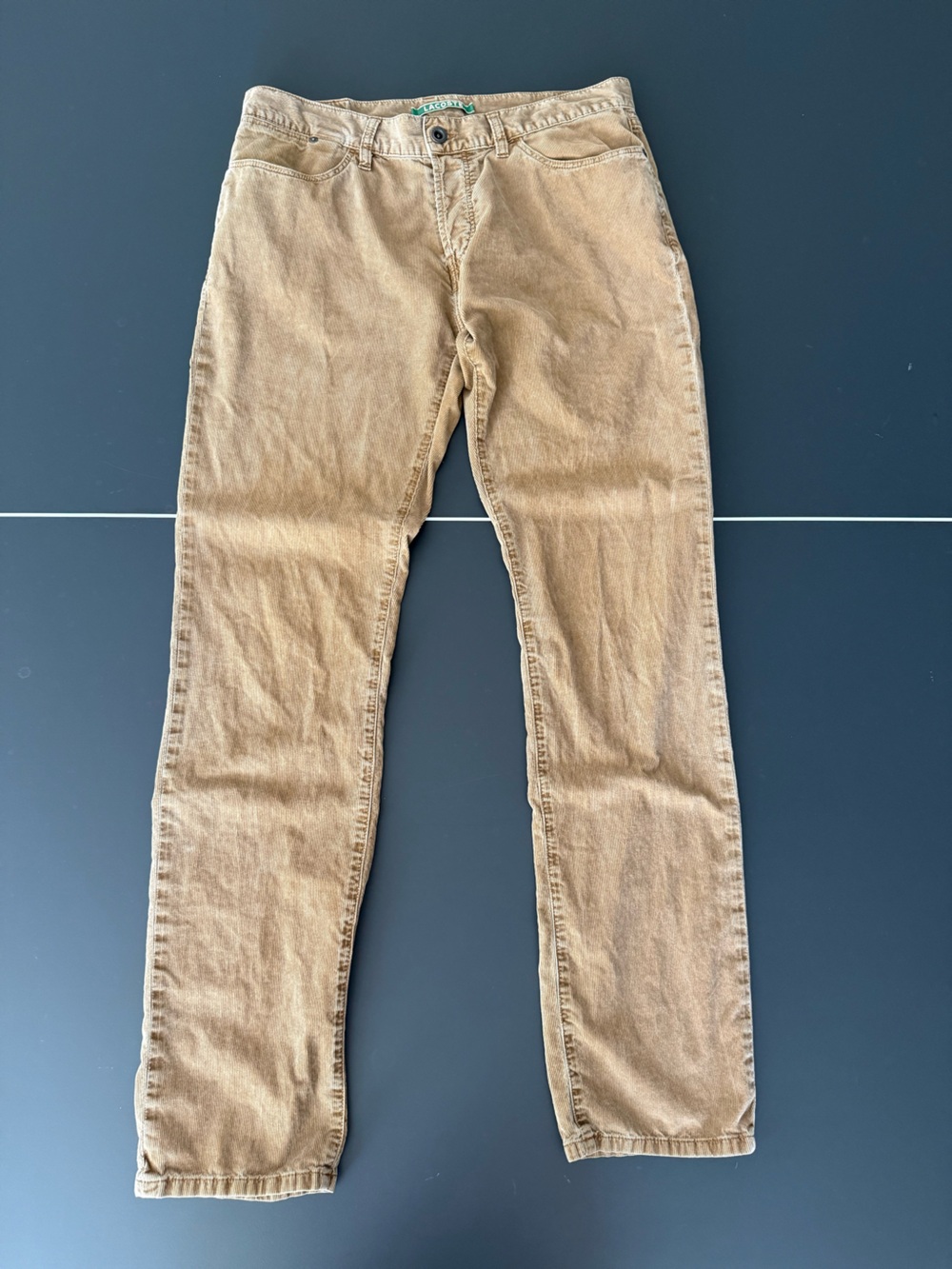 Lacoste Men's Corduroy Pants in Light Brown
